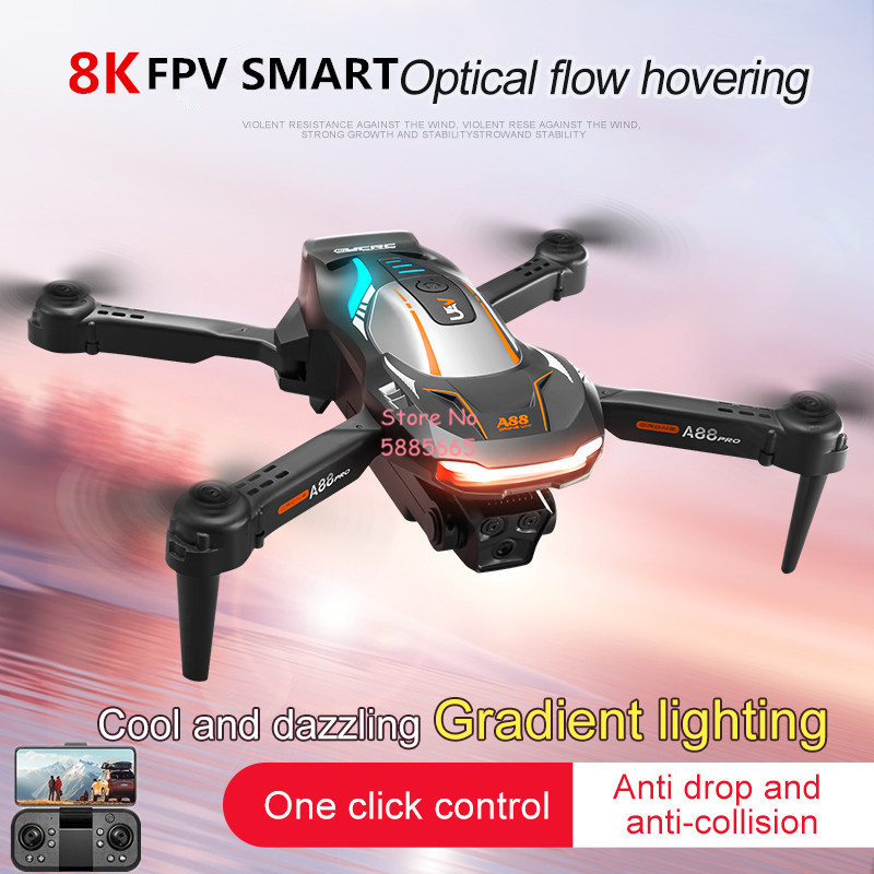 Drone Battery Case - Photographie aérienne 8K, positionnement du flux