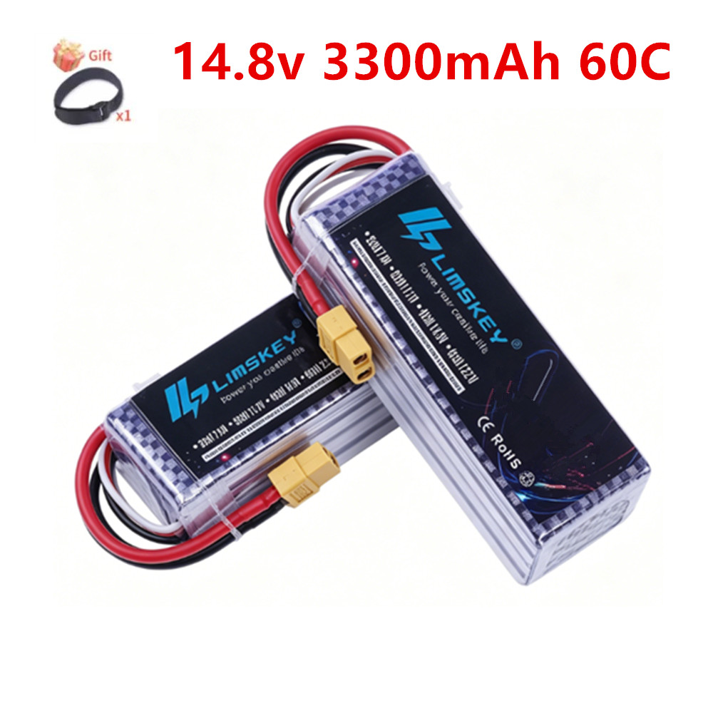 Drone Battery Lipo - Batterie LiPo 4S 14.8V 3300mAh 60C/80C