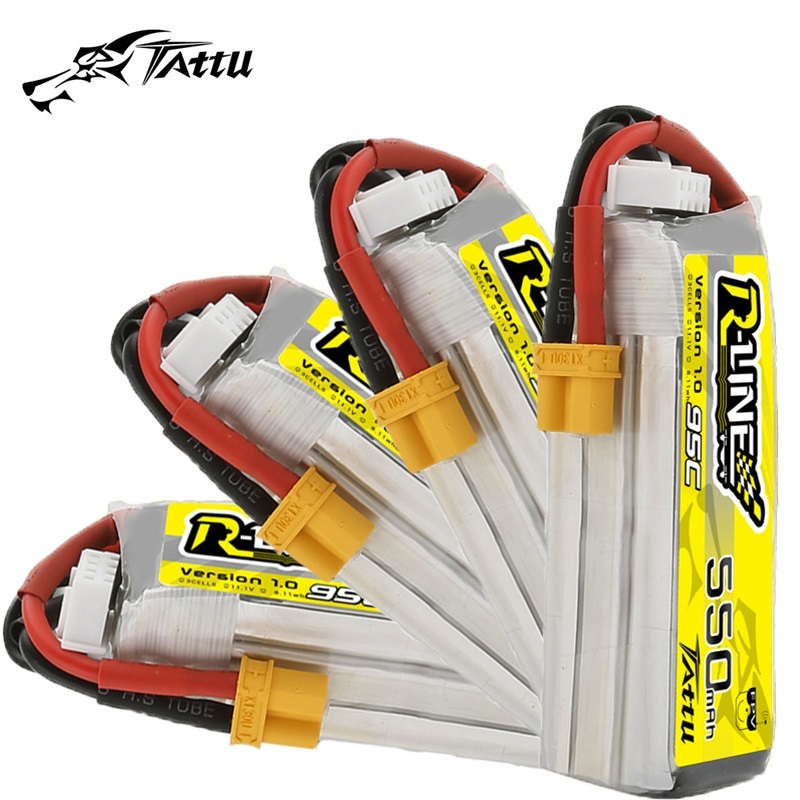 Drone Battery 3S - Batterie Lipo TATTU R-LINE 1.0 550mAh