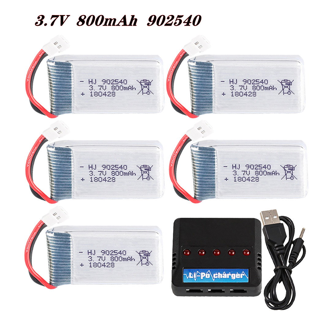Drone Battery Lipo - Batterie Lipo 3.7V 800mAh 902540 25C