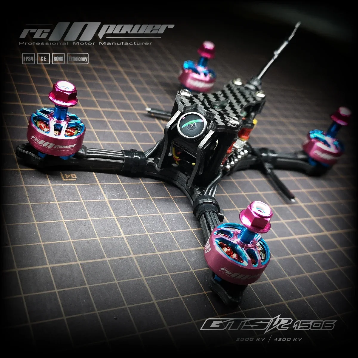 RCINPOWER GTS V2 1506 moteur s - Drone Battery 4S avis et prix