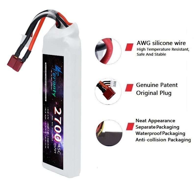 1/3 pièces 2S 7.4V Lipo batter - Drone Battery Lipo avis et prix