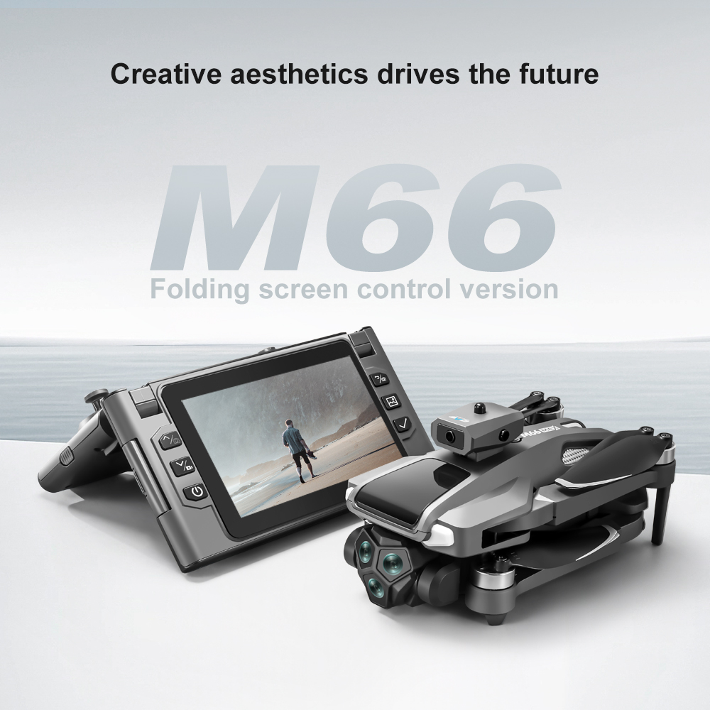 Drone RC pliable M66 avec écra - Drone Battery Box avis et prix