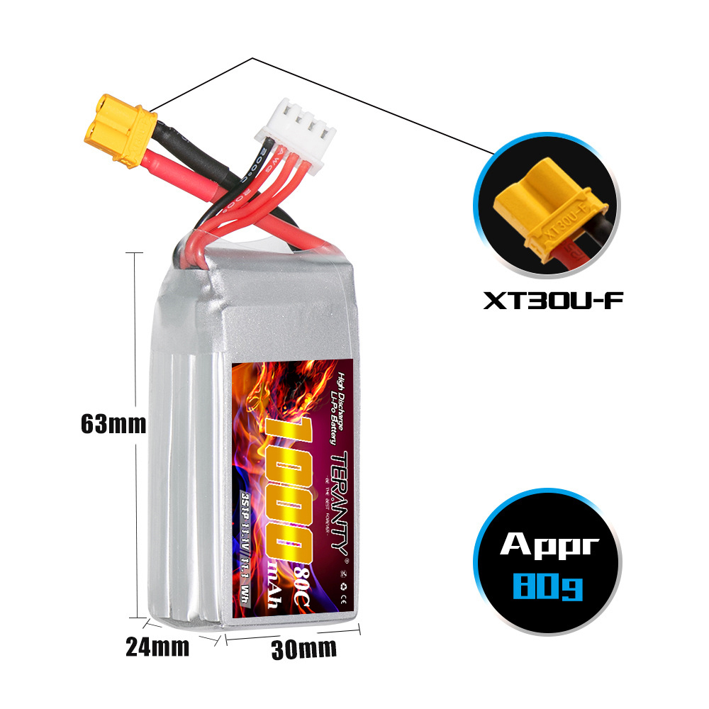 Batterie Lipo TERANTY 3S 11.1V - Drone Battery 3S avis et prix